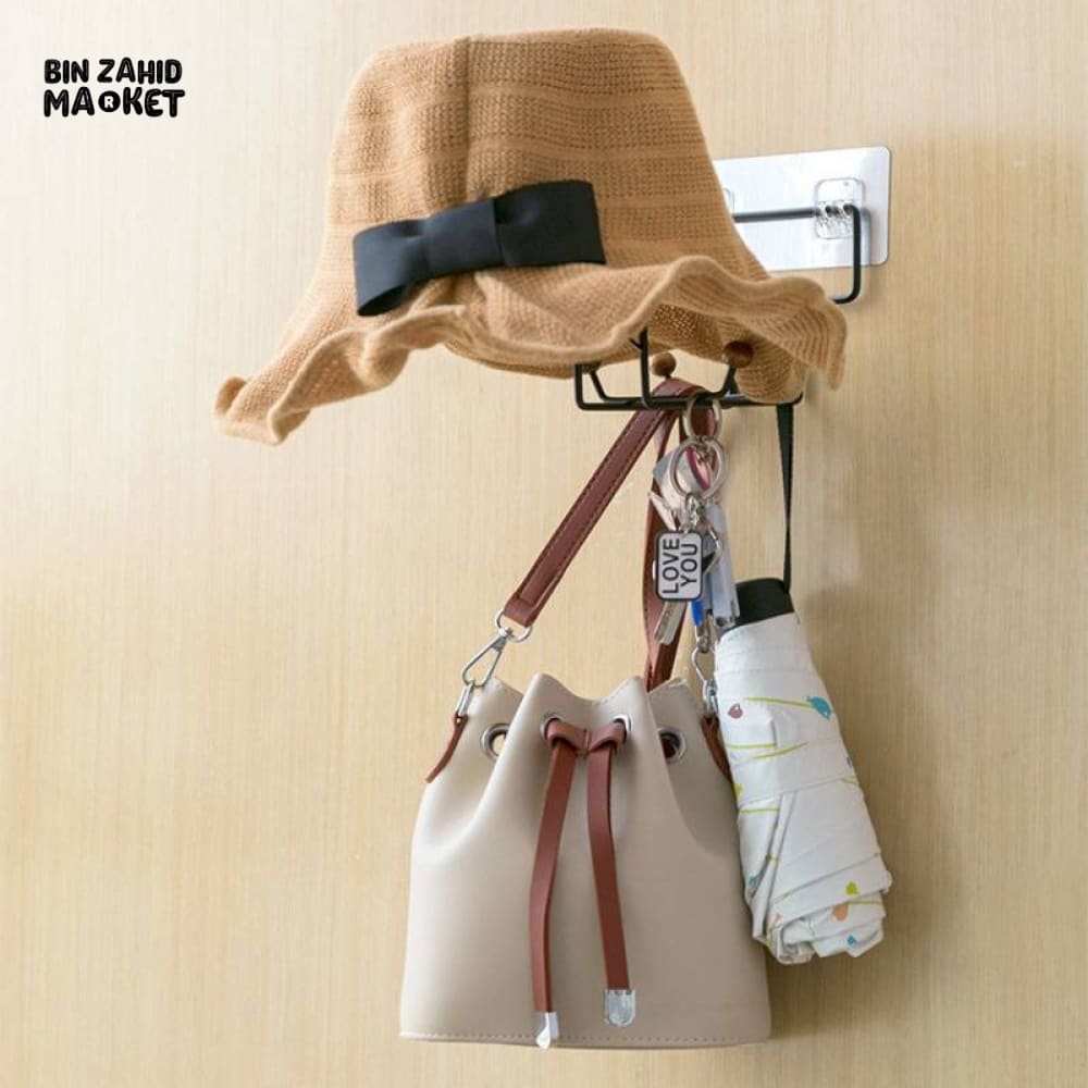 HELMET CAP & ACCESSORY WALL STAND – HEAVY-DUTY STORAGE HOOK ORGANIZER