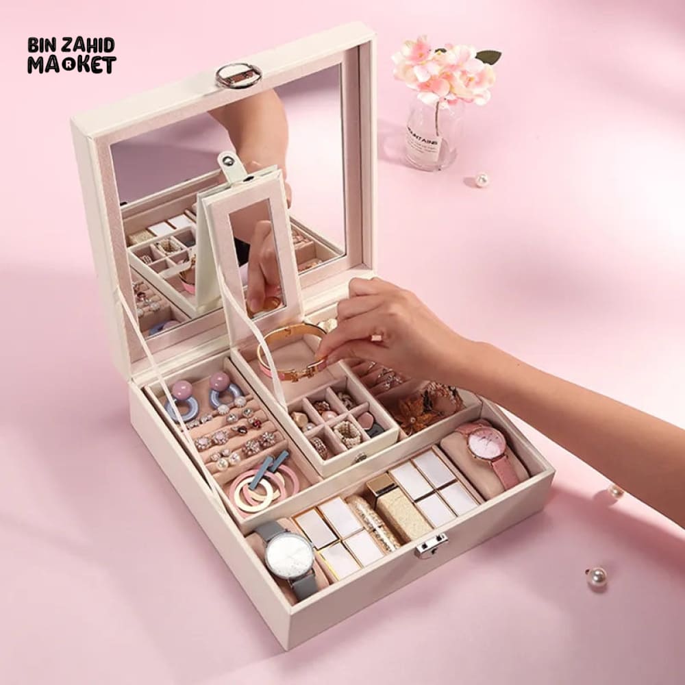 HIGH-END LEATHER JEWELRY ORGANIZER