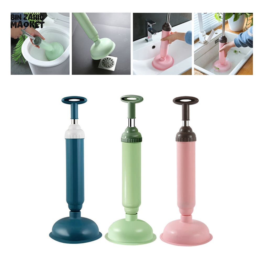 HIGH-PRESSURE SILICONE TOILET PLUNGER WITH VACUUM SUCTION CUP – POWERFUL PIPELINE UNBLOCKER FOR BATHROOM & TOILET