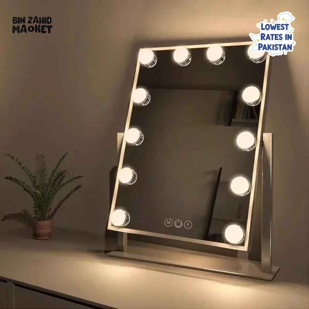 HOLLYWOOD LED VANITY MIRROR WITH TOUCH CONTROL