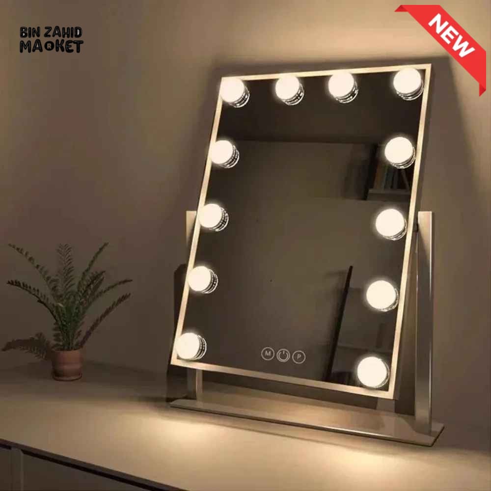 HOLLYWOOD LED VANITY MIRROR WITH TOUCH CONTROL