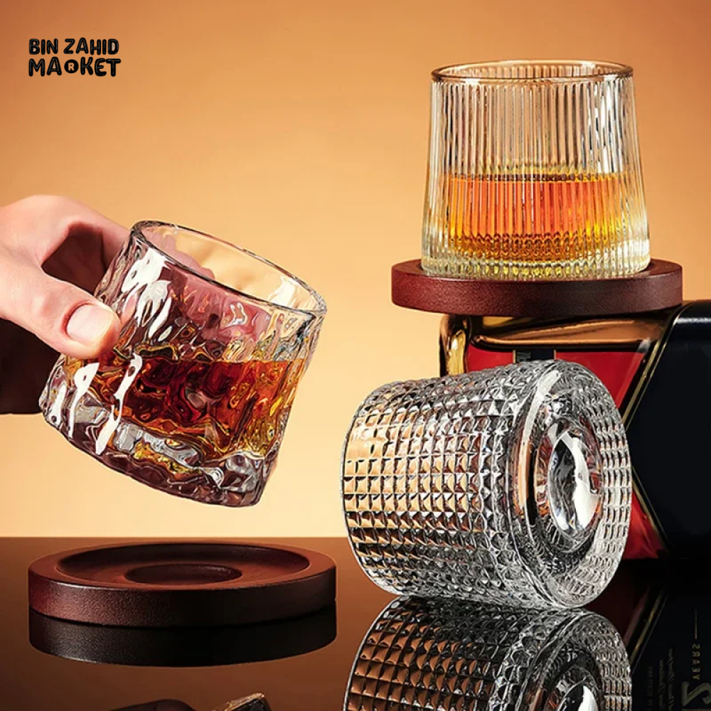 HOME DANCING SPINNING GLASS – SWIRLING COCKTAIL & DRINKING GLASSES