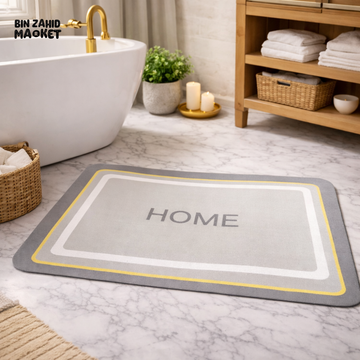 HOME PRINT SUPER ABSORBENT NON-SLIP BATHROOM FLOOR MAT