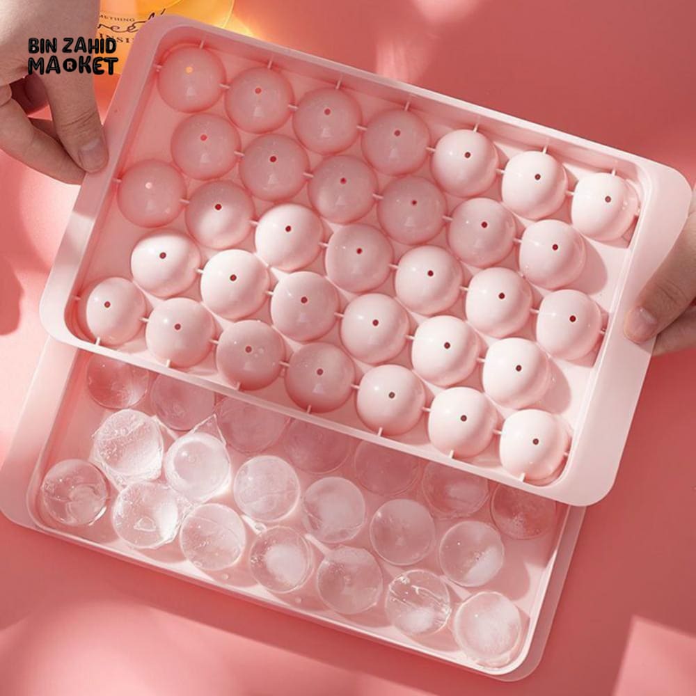 ICE BALL TRAY WITH LID