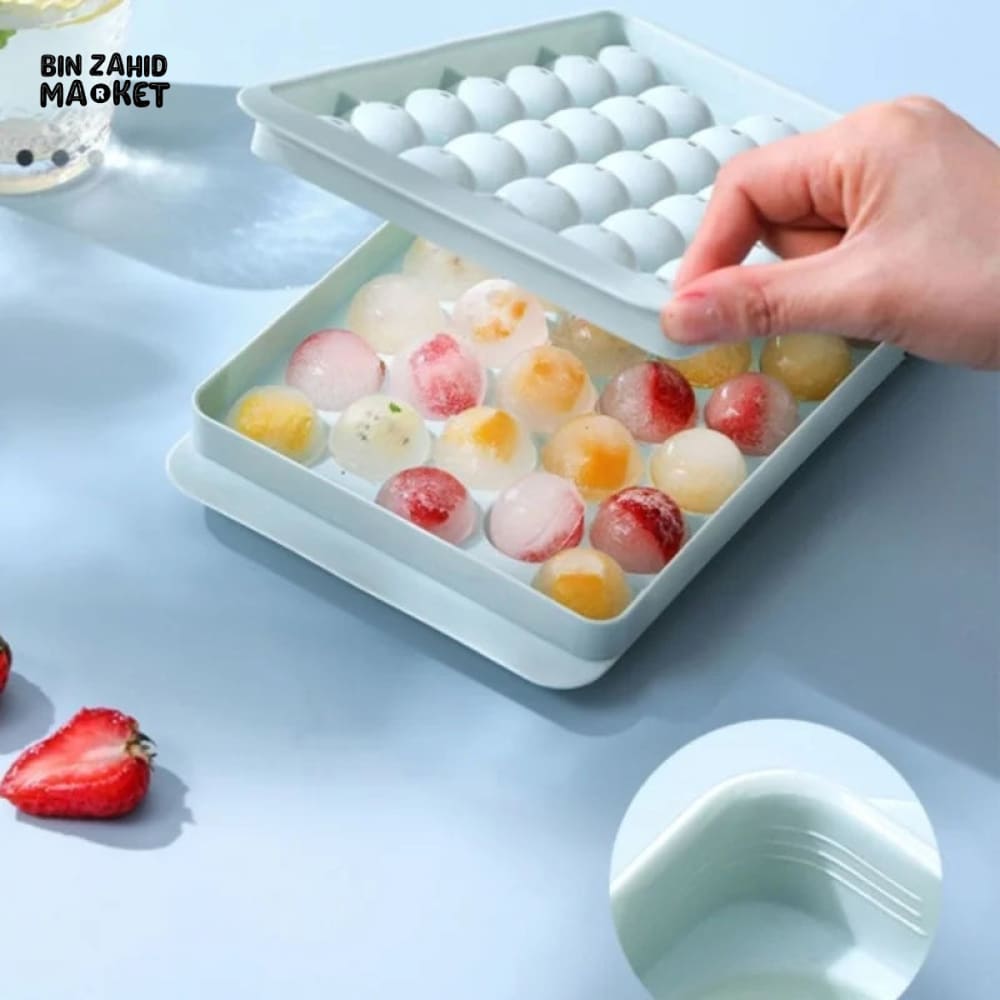 ICE BALL TRAY WITH LID