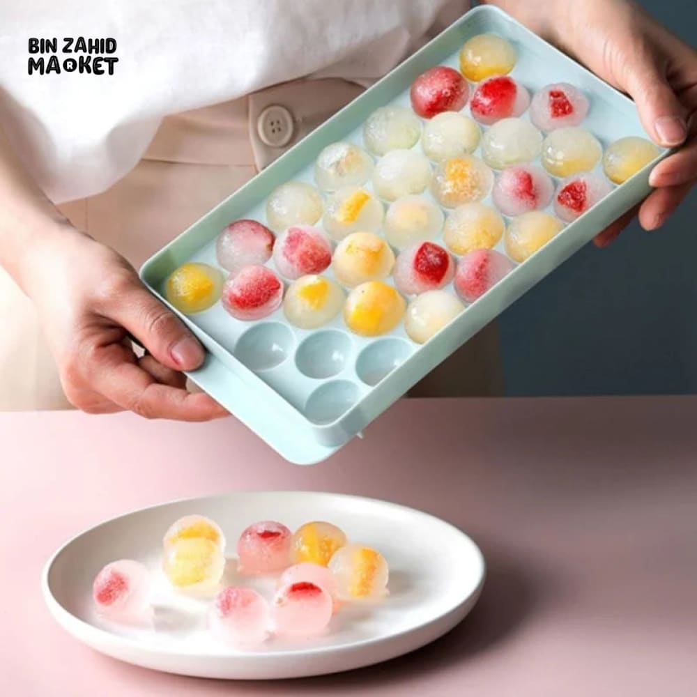 ICE BALL TRAY WITH LID