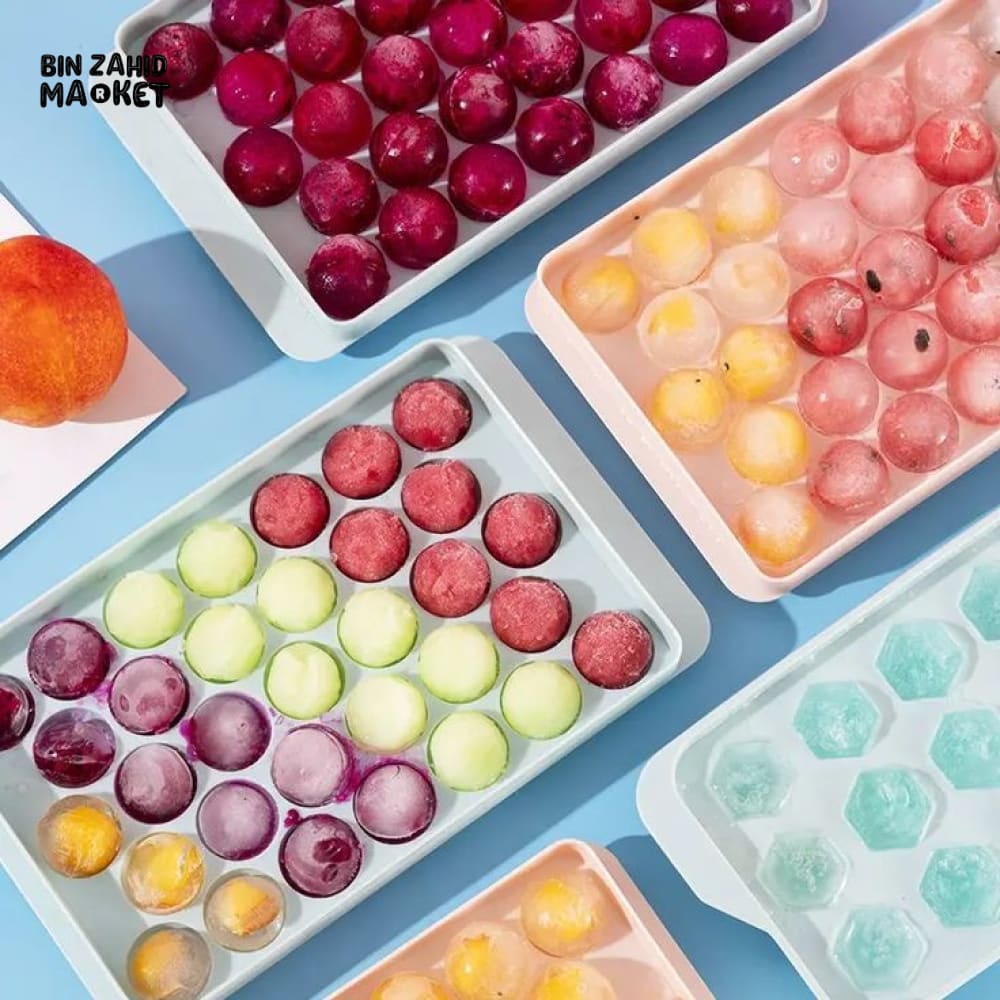ICE BALL TRAY WITH LID