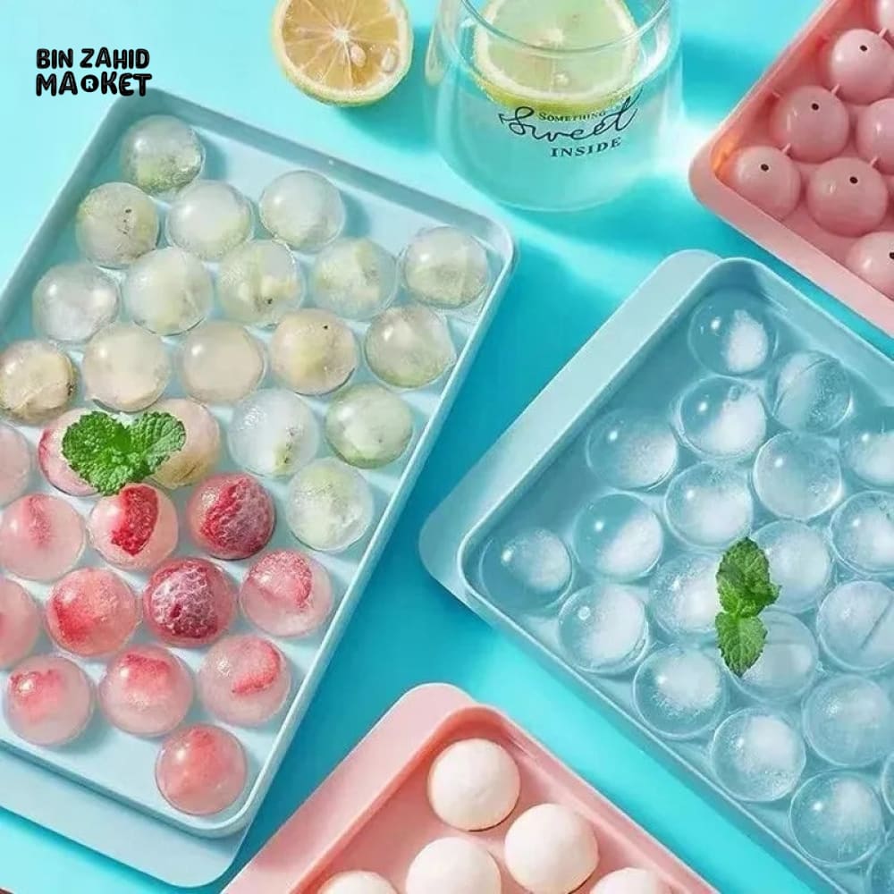 ICE BALL TRAY WITH LID