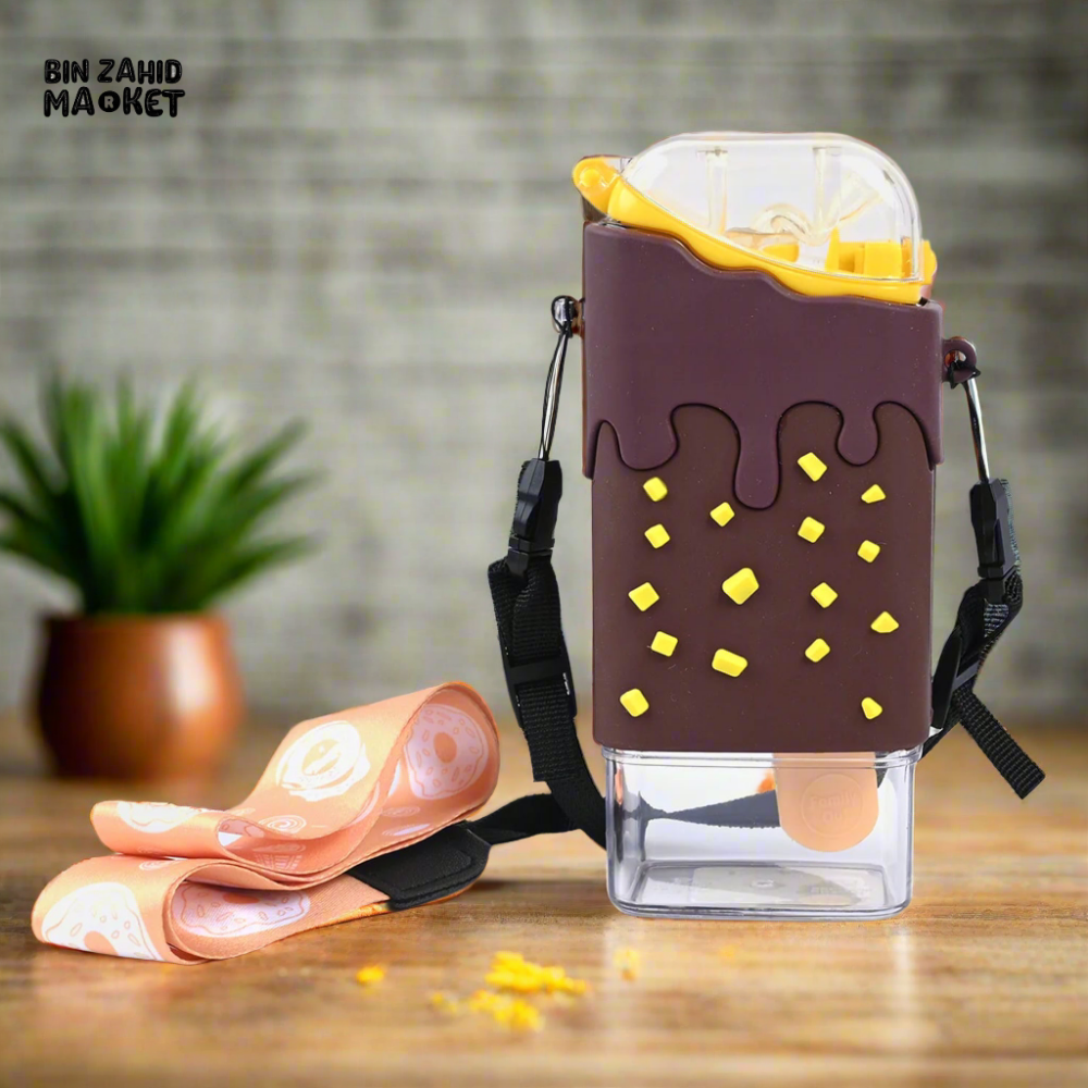 ICE CREAM STYLE WATER BOTTLE - CHOCO SPRINKLE DELIGHT