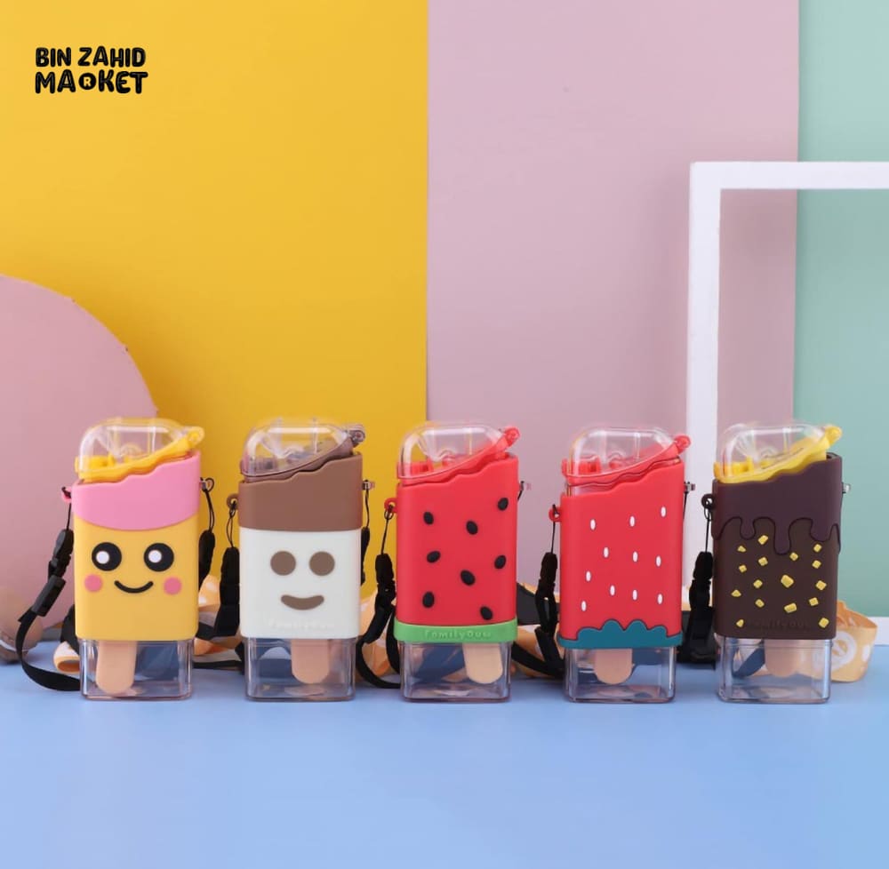 ICE CREAM STYLE WATER BOTTLE - CHOCO SPRINKLE DELIGHT
