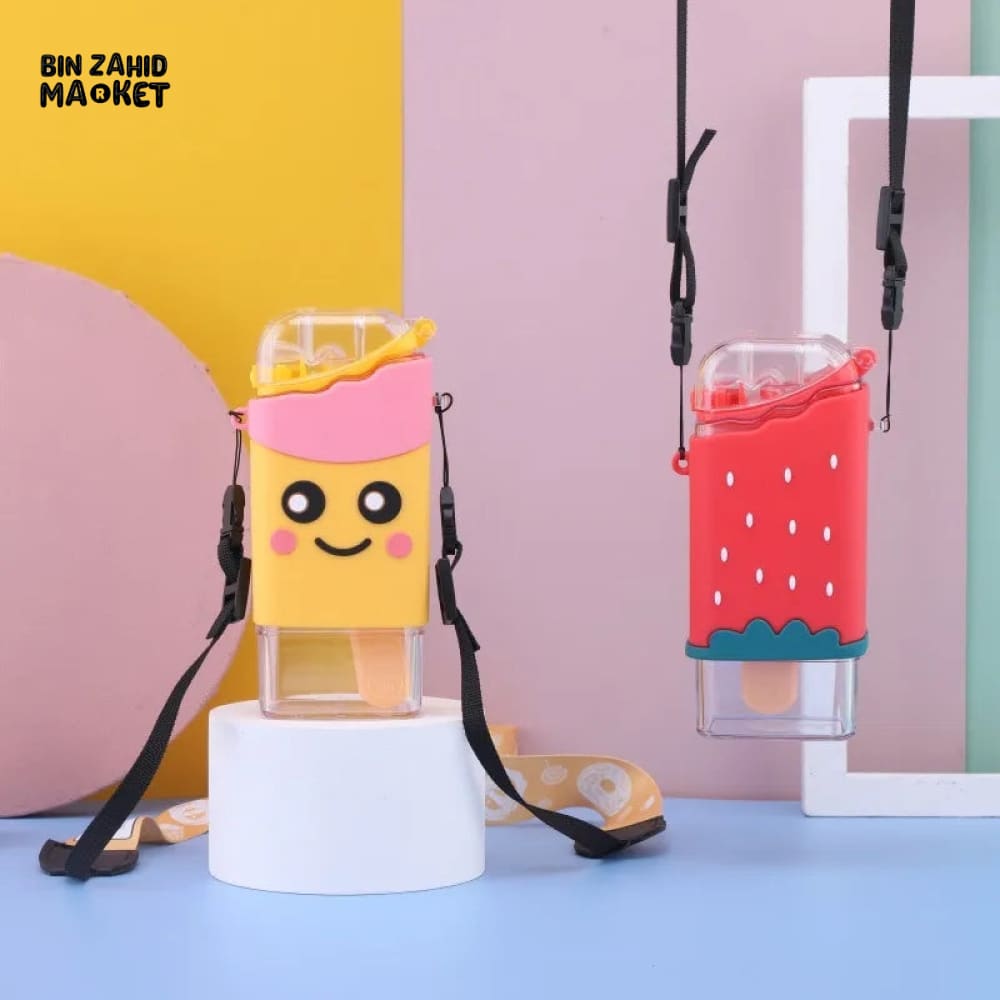 ICE CREAM STYLE WATER BOTTLE - STRAWBERRY SPLASH