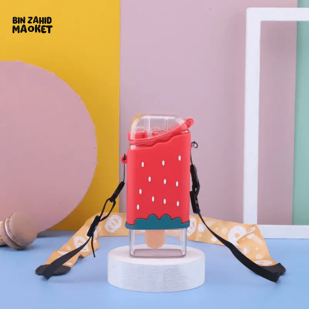 ICE CREAM STYLE WATER BOTTLE - STRAWBERRY SPLASH