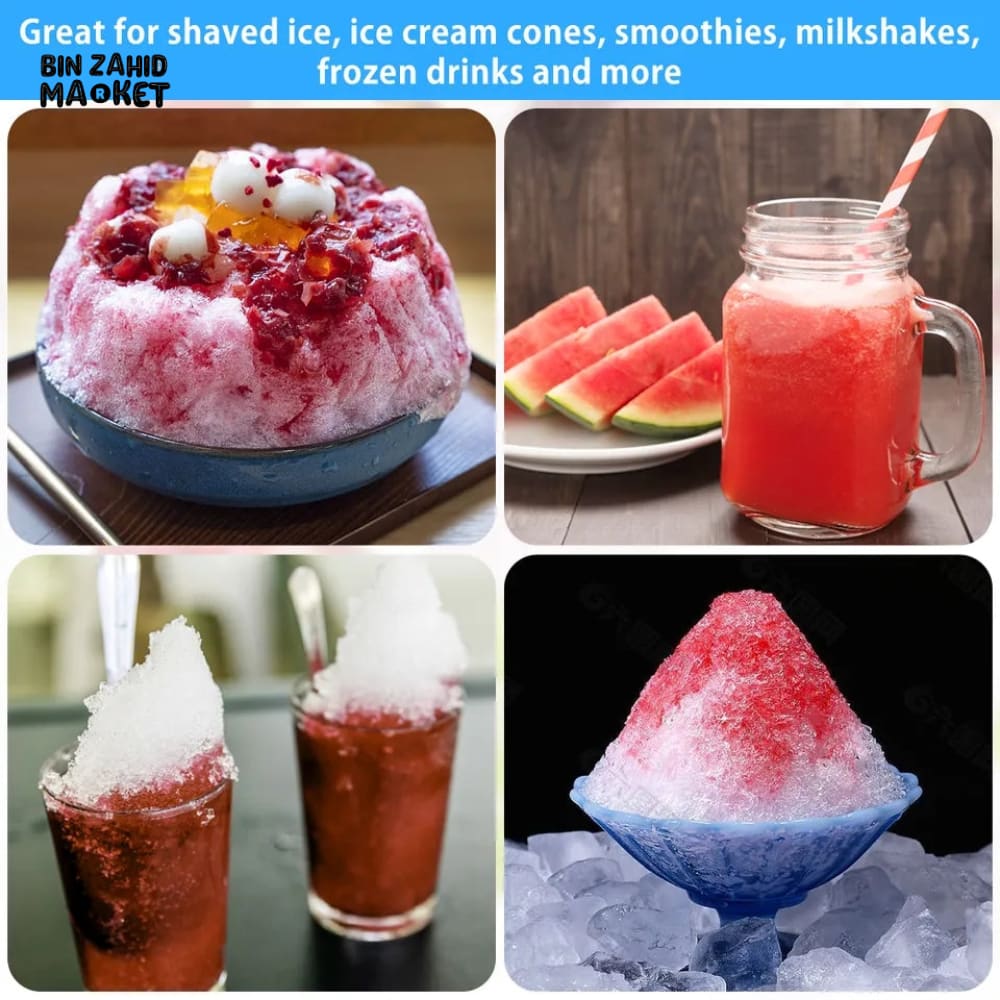 ICE CRUSHER & SLUSH MAKER - BLUE