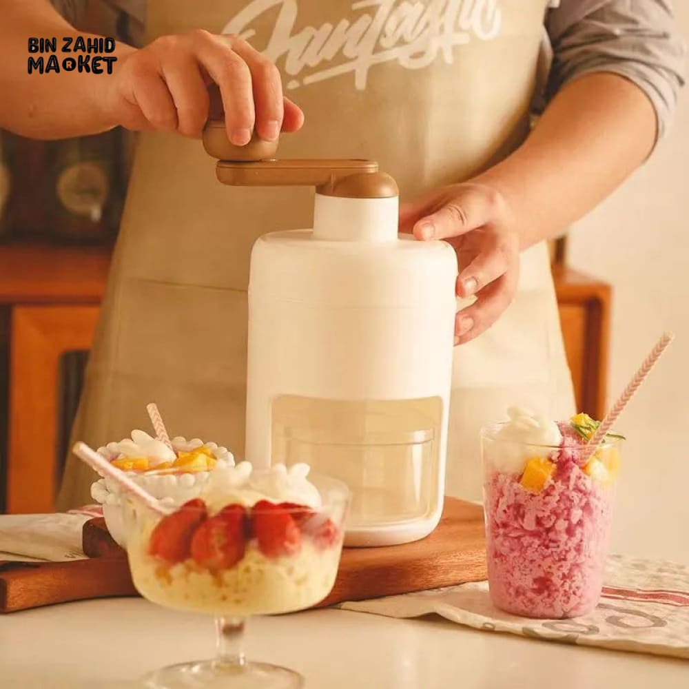 ICE CRUSHER & SLUSH MAKER - WHITE