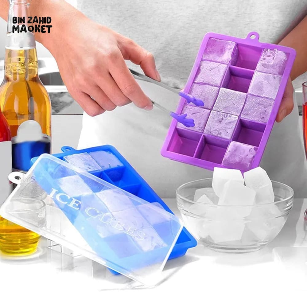 ICE CUBE TRAY WITH LID