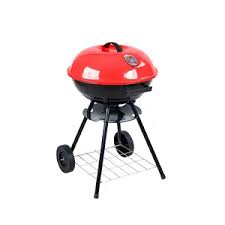 PORTABLE ROUND BARBEQUE GRILL WITH TYRES