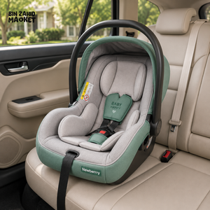 INFANTES BABY CARRY COAT CAR SEAT - GREEN