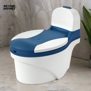 INFANTES BABY POTTY TRAINING COMMODE ERGONOMIC & CHILD-FRIENDLY DESIGN COMFORTABLE SAFE & EASY-TO-CLEAN TOILET SEAT FOR TODDLERS - BLUE