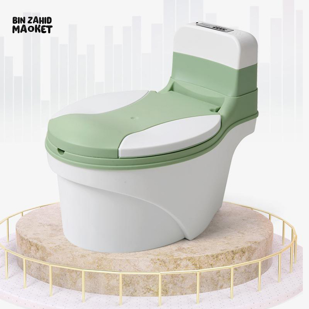 INFANTES BABY POTTY TRAINING COMMODE ERGONOMIC & CHILD-FRIENDLY DESIGN COMFORTABLE SAFE & EASY-TO-CLEAN TOILET SEAT FOR TODDLERS - BLUE