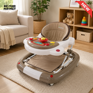 INFANTES HAPPY STEPS BABY WALKER - BROWN