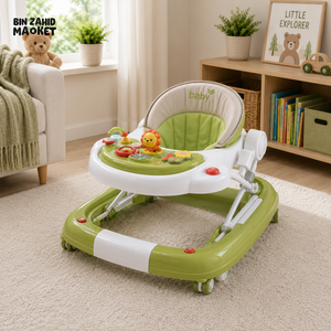 INFANTES HAPPY STEPS BABY WALKER - GREEN