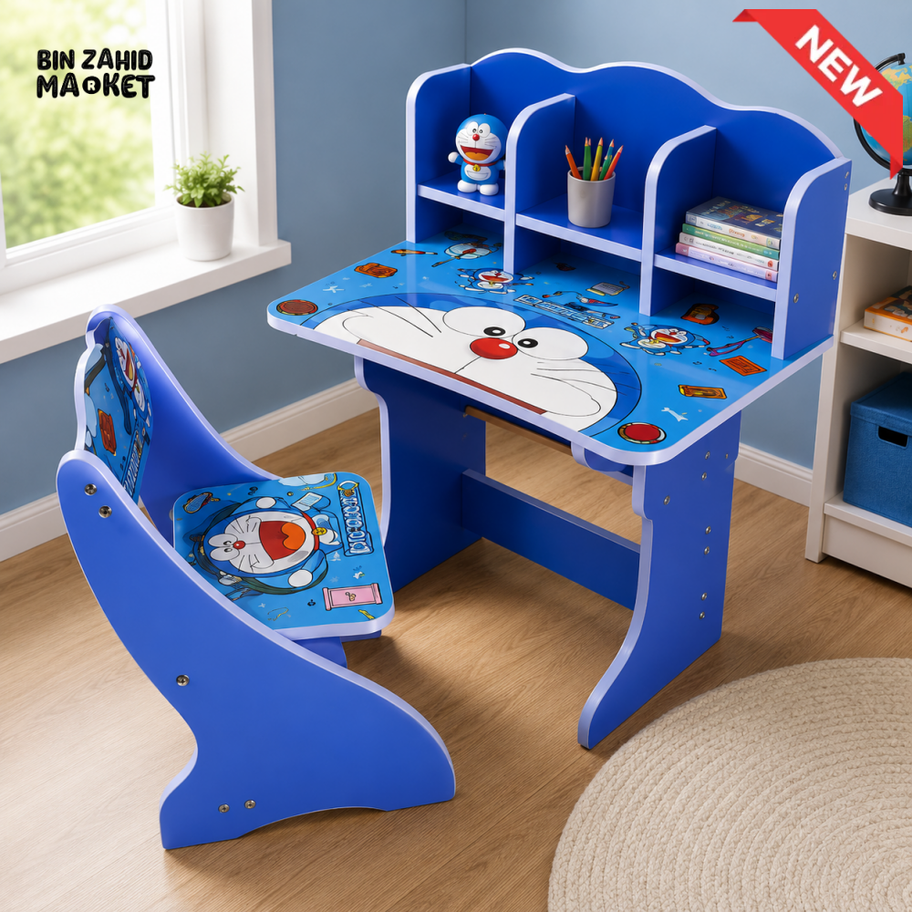 INFANTES KIDS TOY STORY STUDY DESK WITH CHAIR - DORAEMON