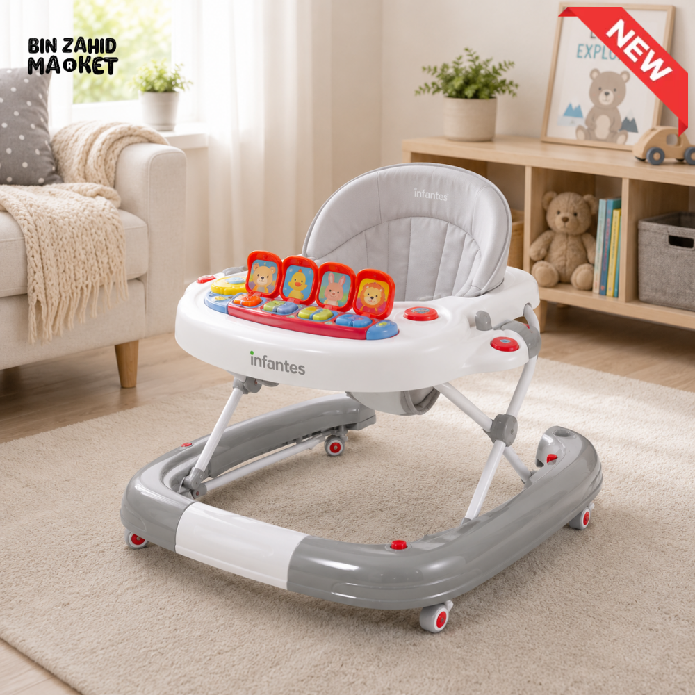 INFANTES MELODY ACTIVITY BABY WALKER CATEGORY - GREY