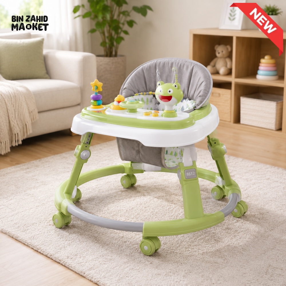 INFANTES MULTIFUNCTION BABY WALKER - GREEN