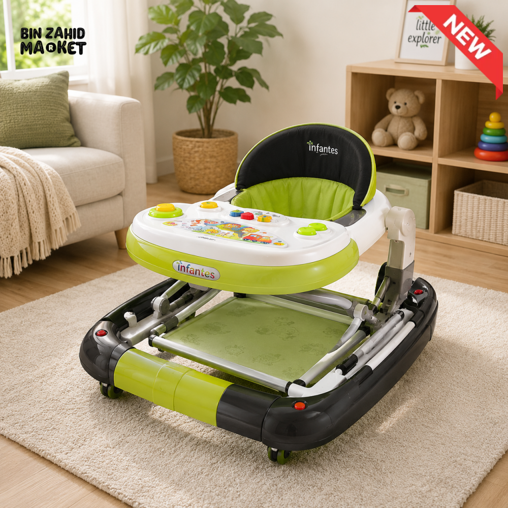 INFANTES SMART PLAY BABY WALKER - GREEN