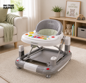 INFANTES SMART PLAY BABY WALKER - GREY