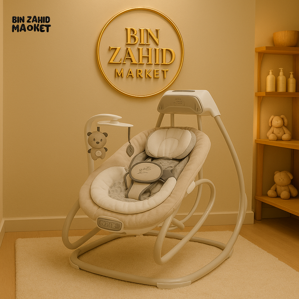 INGENUITY SMARTSIZE HOLDEN 2-IN-1 GLIDING SWING & PORTABLE BABY ROCKER – COMPACT & SMART MOTION DESIGN