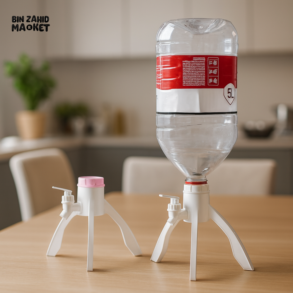 INVERTED WATER CONTAINER STAND – HANDS-FREE DISPENSER WITH TRIANGLE STABILITY BASE