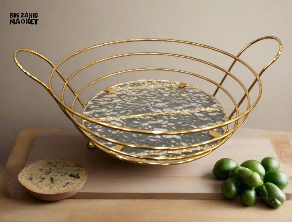 IRON BREAD & CAKE BASKET – MULTIPURPOSE SERVING & STORAGE