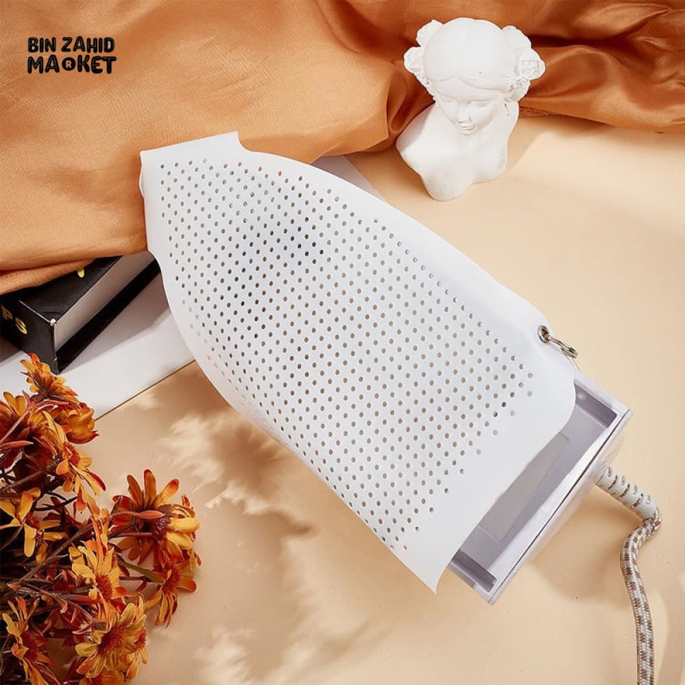 IRONING PROTECTOR COVER – TEFLON COATED ANTI-BURN GLIDE-SMOOTH