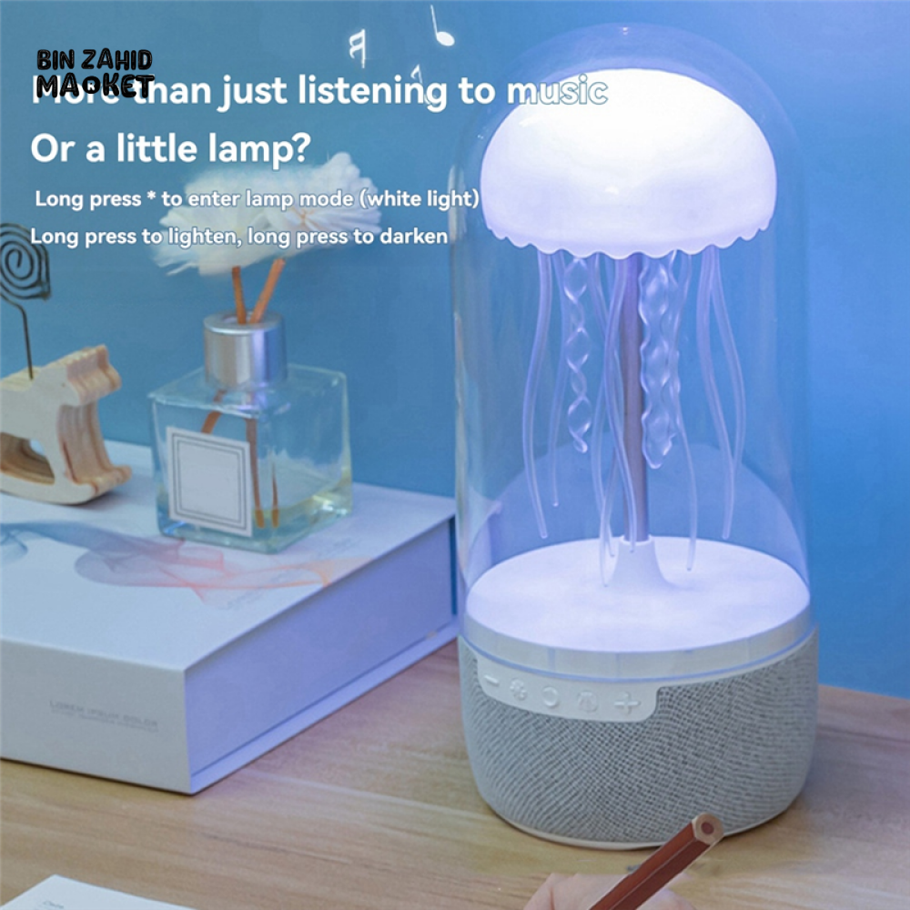 JELLYFISH AURA BLUETOOTH SPEAKER LAMP – RGB LED 3D SURROUND & DEEP BASS