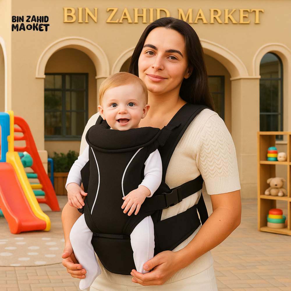 JOYOUS 3-WAY BABY CARRIER – FRONT & BACK POSITIONING ERGONOMIC INFANT SLING