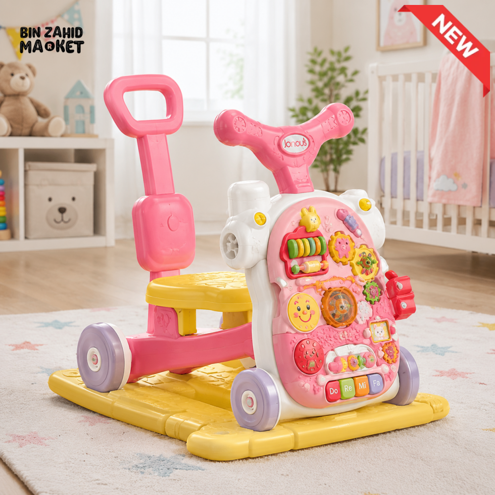JOYOUS 5IN1 ACTIVITY WALKER - PINK