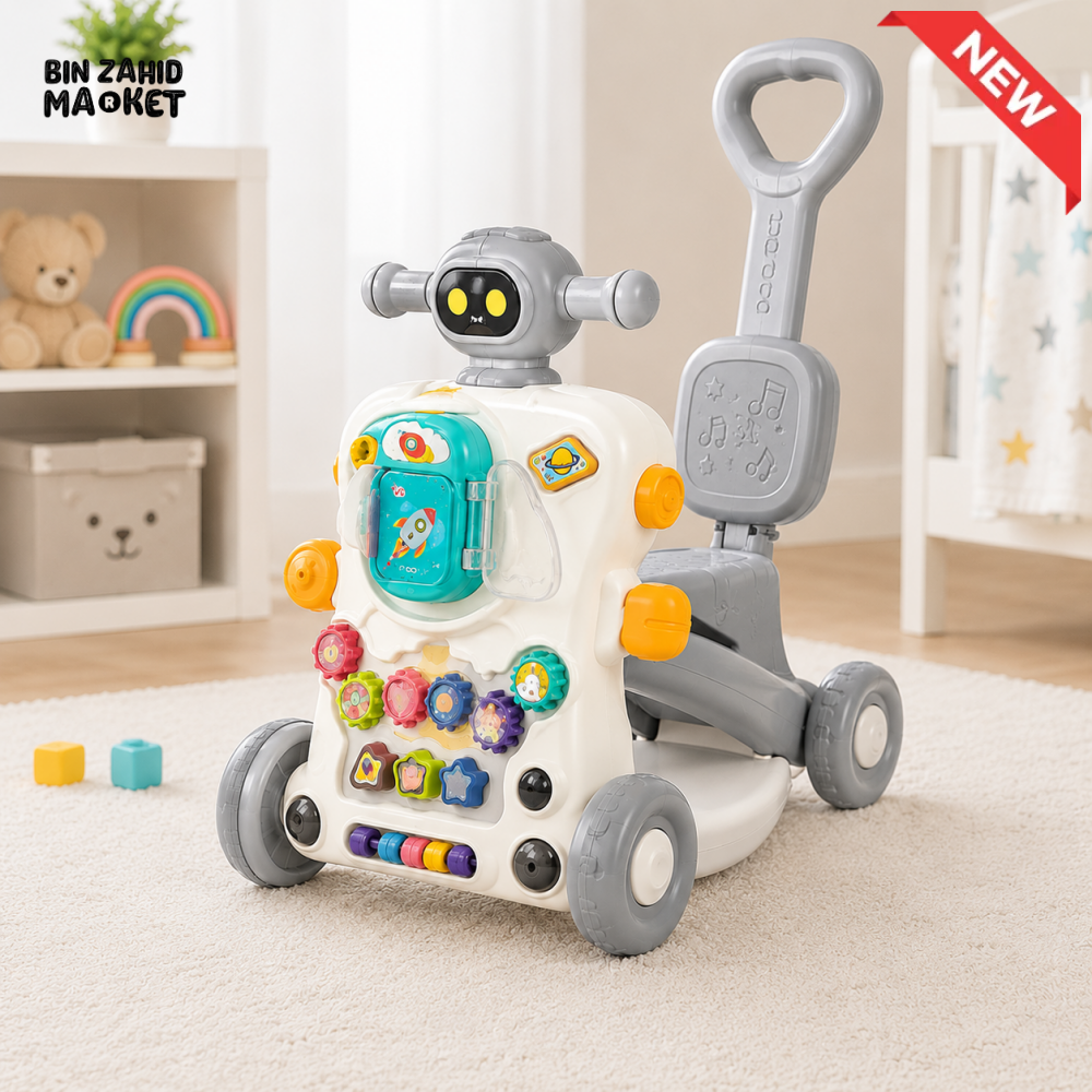 JOYOUS 6IN1 BABY ACTIVITY WALKER - GREY
