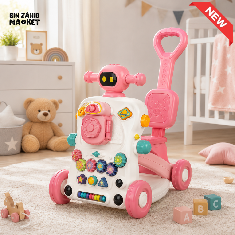 JOYOUS 6IN1 BABY ACTIVITY WALKER - PINK