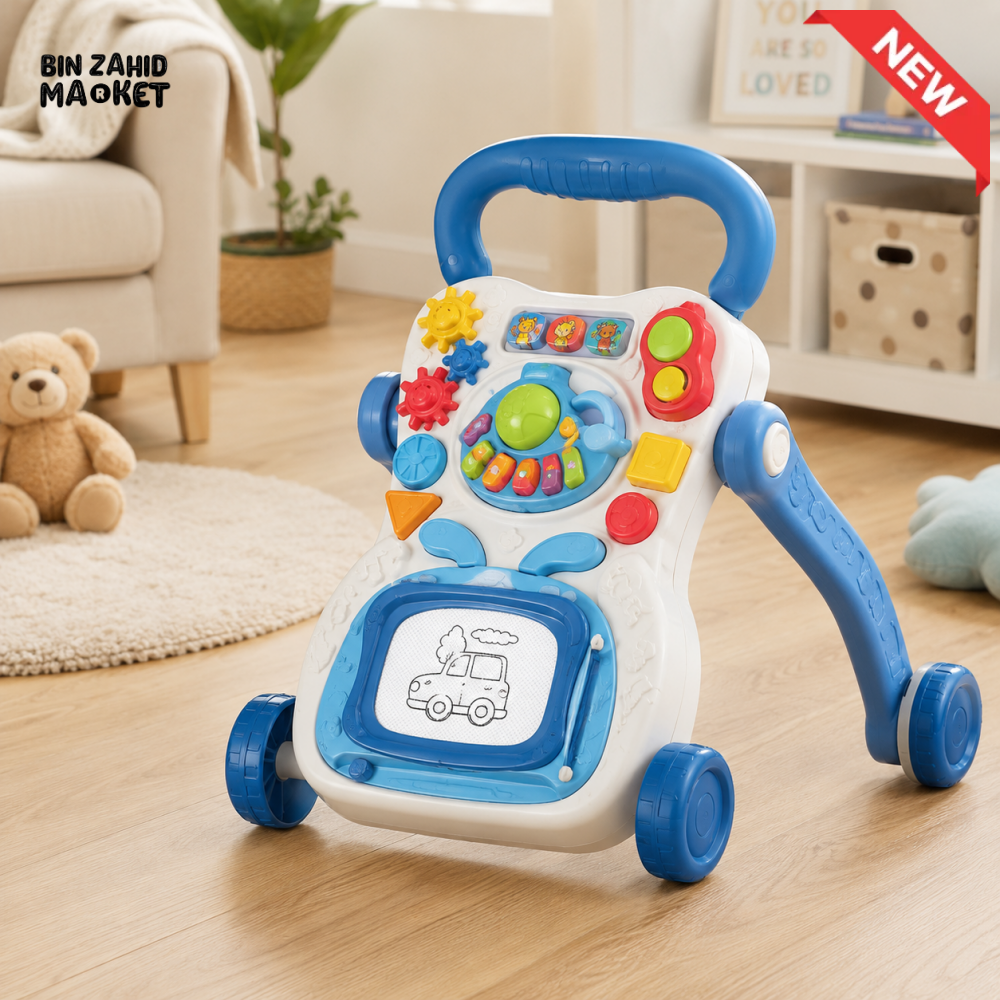 JOYOUS BABY LEARNING WALKER - BLUE