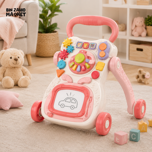 JOYOUS BABY LEARNING WALKER - PINK