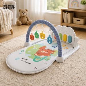 JOYOUS BABY PEDAL PIANO PLAY GYM MAT - WHITE