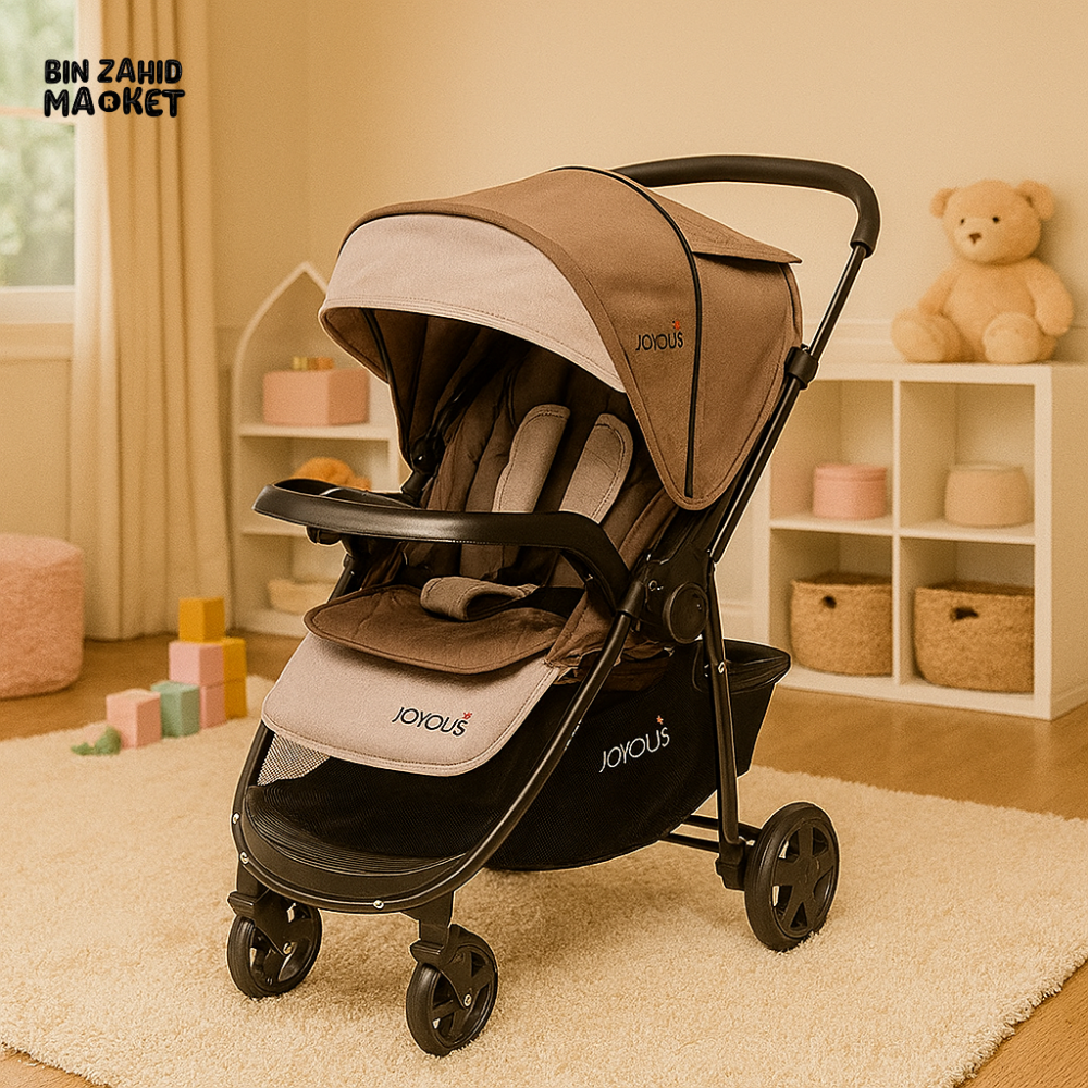JOYOUS BABY STROLLER - BEIGE