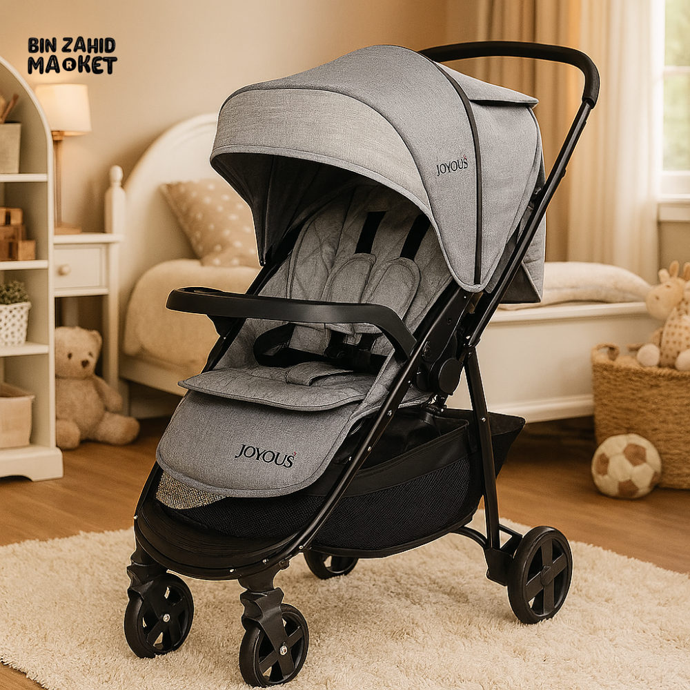 JOYOUS BABY STROLLER - GREY