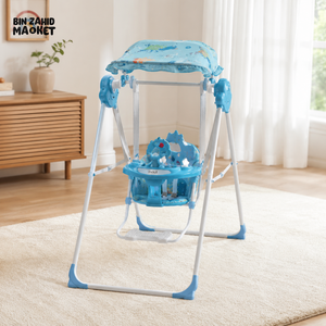JOYOUS BABY SWING WITH CANOPY - BLUE