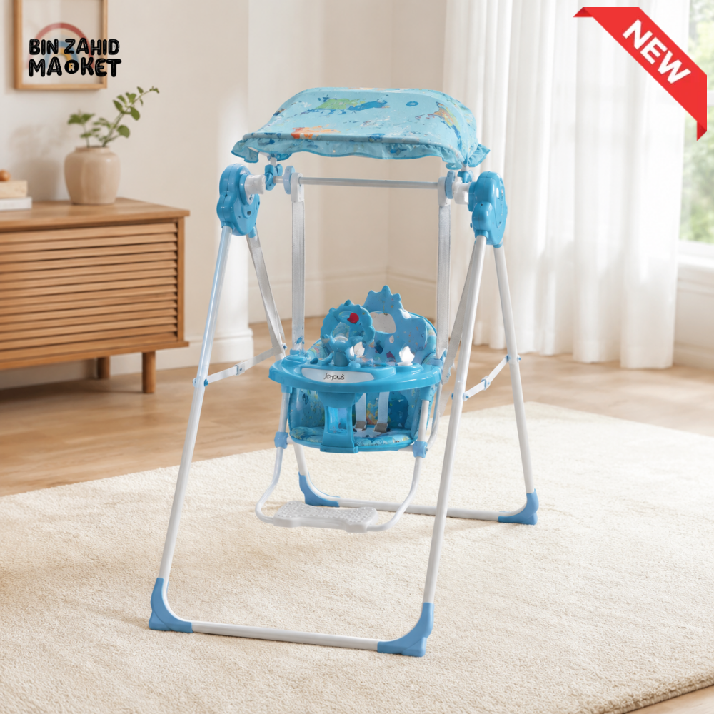 JOYOUS BABY SWING WITH CANOPY - BLUE