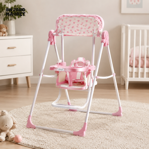 JOYOUS BABY SWING WITH CANOPY - PINK