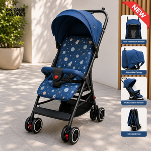 JOYOUS COMPACT BABY STROLLER - BLUE