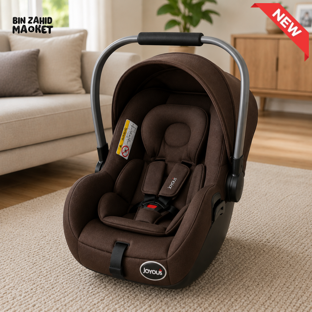 JOYOUS INFANT BABY CARRIER CAR SEAT - BROWN