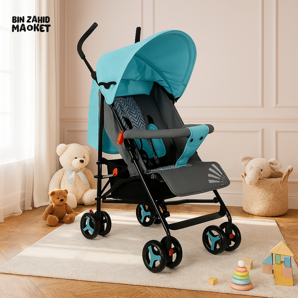 JOYOUS LIGHTWEIGHT STROLLER - SKY BLUE